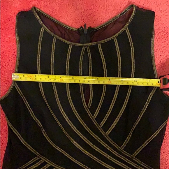 Caprices black and gold dress - Picture 9 of 9